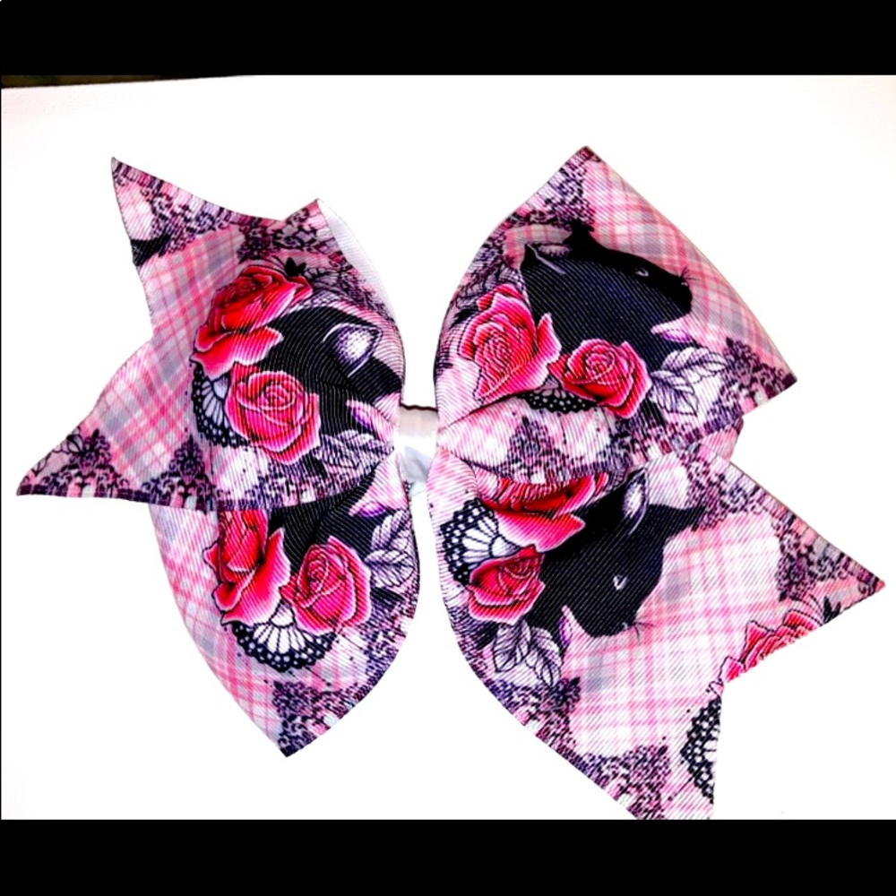 Large Black Cat Bow ✨FREE SHIPPING ON 5+ BOWS✨